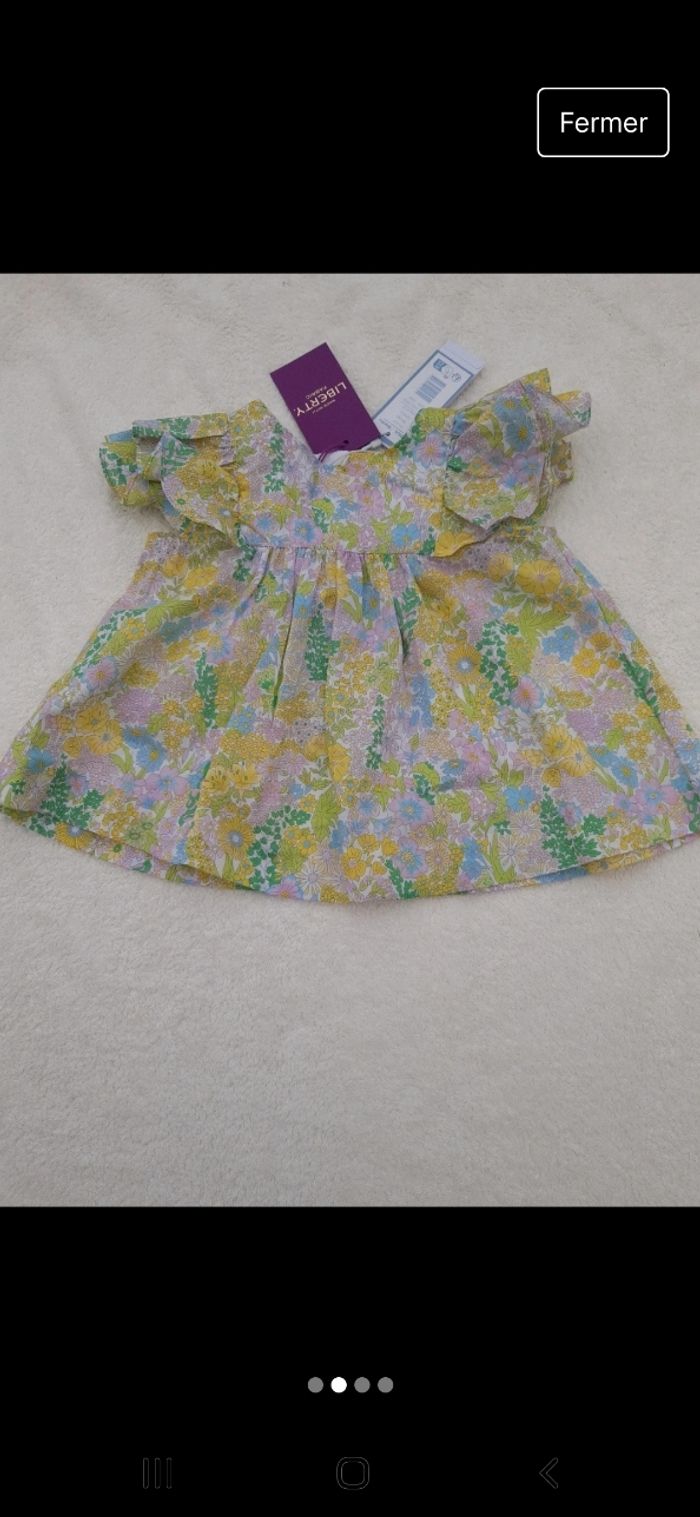 blouse jacadi liberty