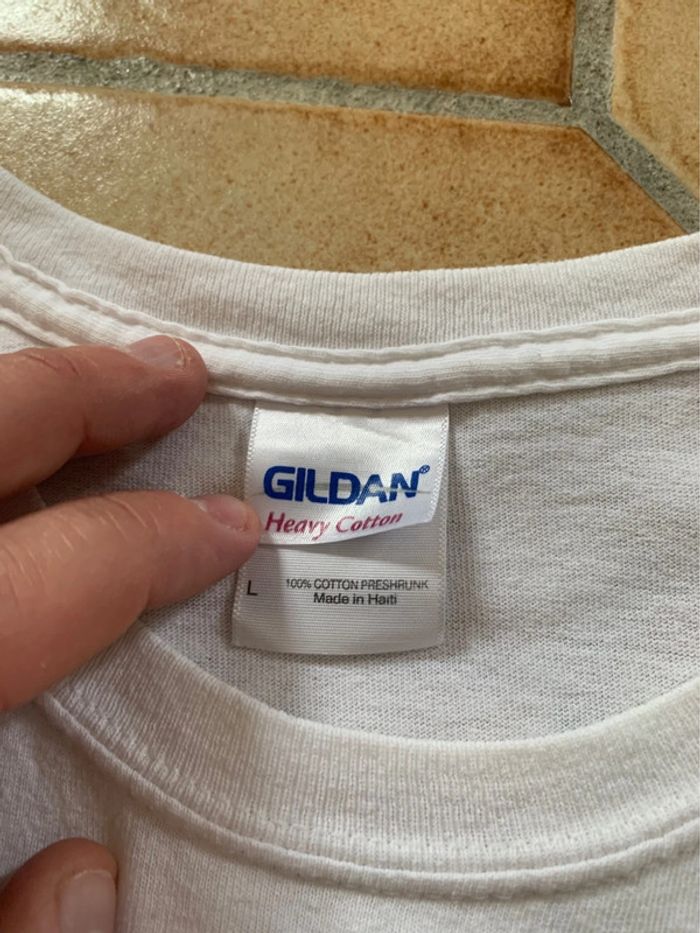 Tee shirt imprimé / printed Gildan Touchdown hanover Football usa sponsoring vintage 00’s - photo numéro 6