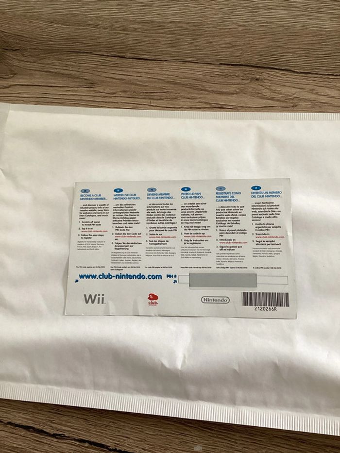 carte Nintendo wii club nintendo VIP non gratter the legend of zelda twilight princess - photo numéro 2