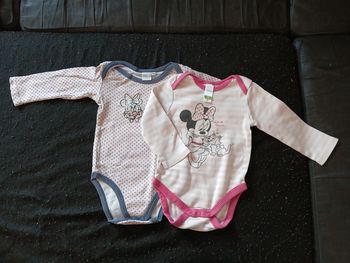Lot de 2 bodies minnie 18 mois fille