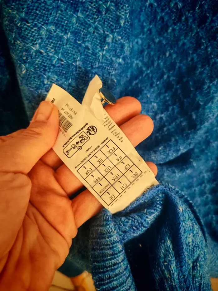 Pull promod bleu roi neuf 40 - photo numéro 3