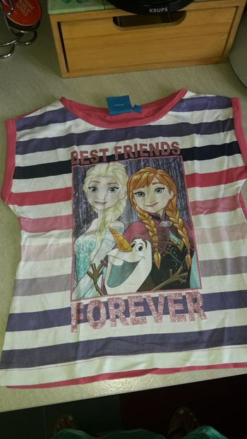 Tee shirt la reine des neiges