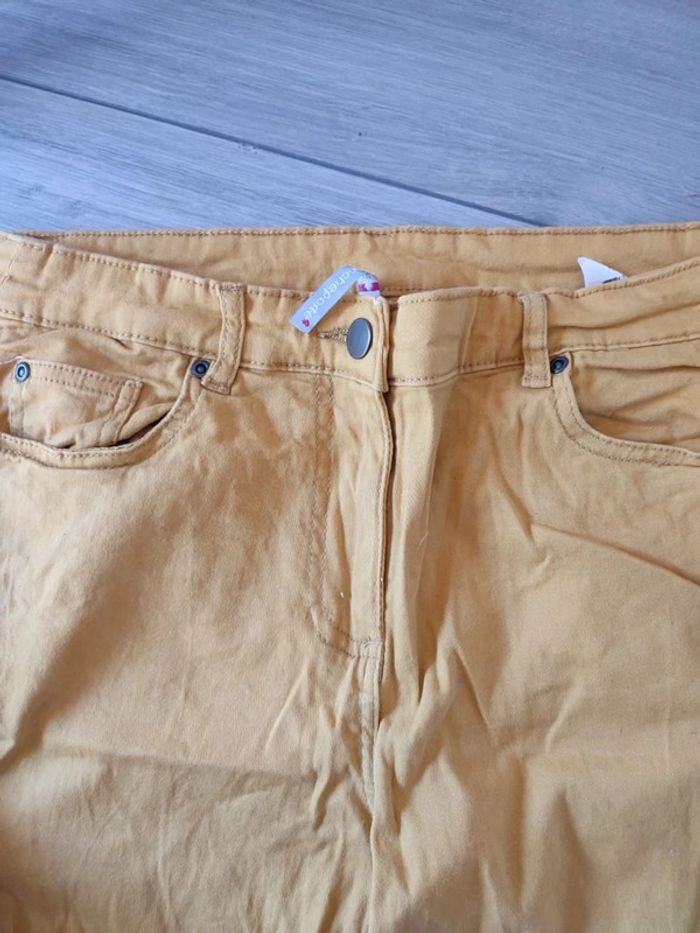 Jeans Blancheporte jaune taille 40 - photo numéro 2