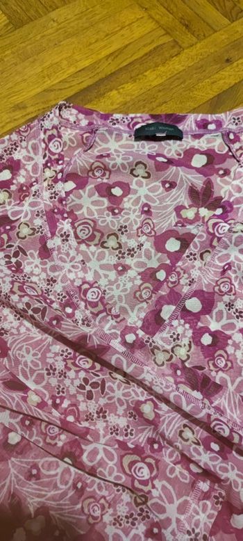 Blouse cœur croisé transparent taille 38/40