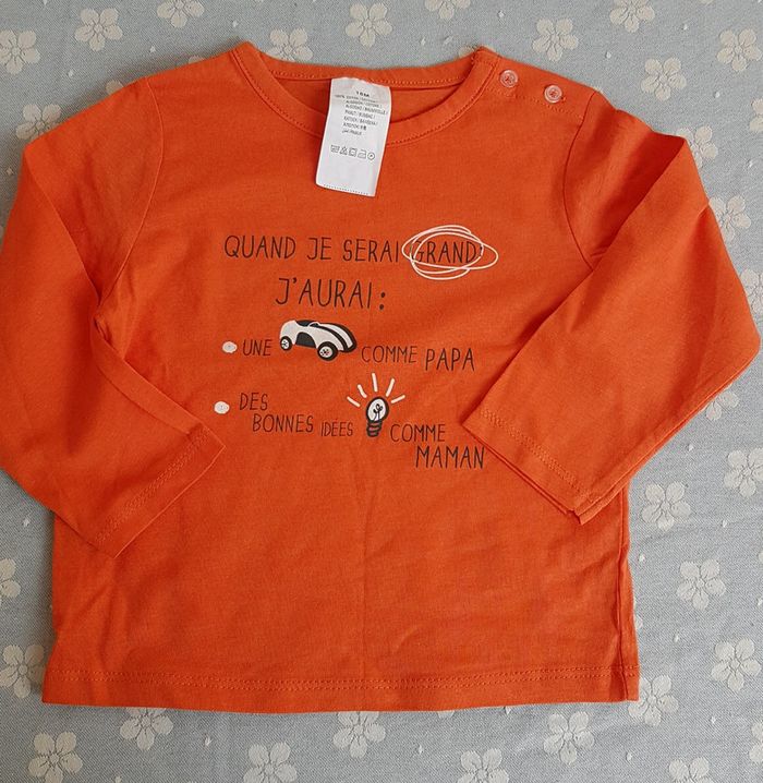 Tshirt manches longues garçon