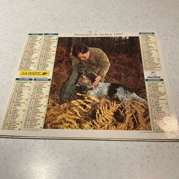 Calendrier 1997 identique à 2025
