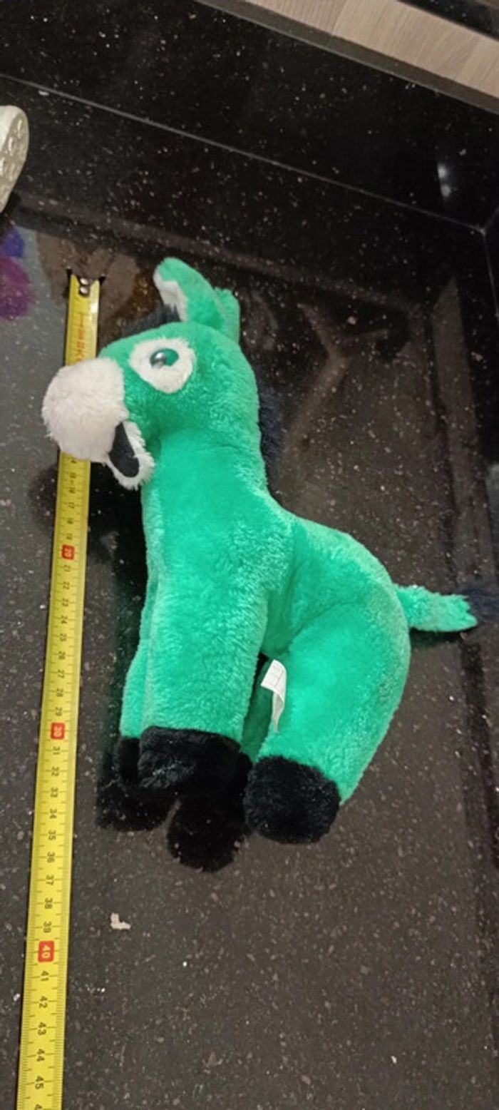 Peluche âne Verbaudet vert officiel - photo numéro 3