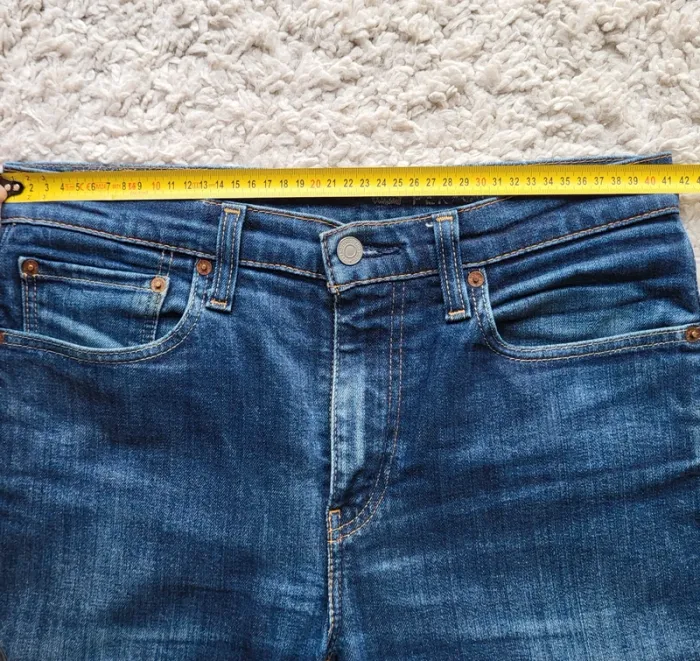 Jean Levi's 512 bleu Taille W32 L34 Taille petit 42 - photo numéro 14