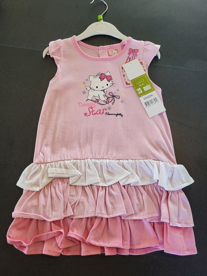Robe hello Kitty rose  23 mois