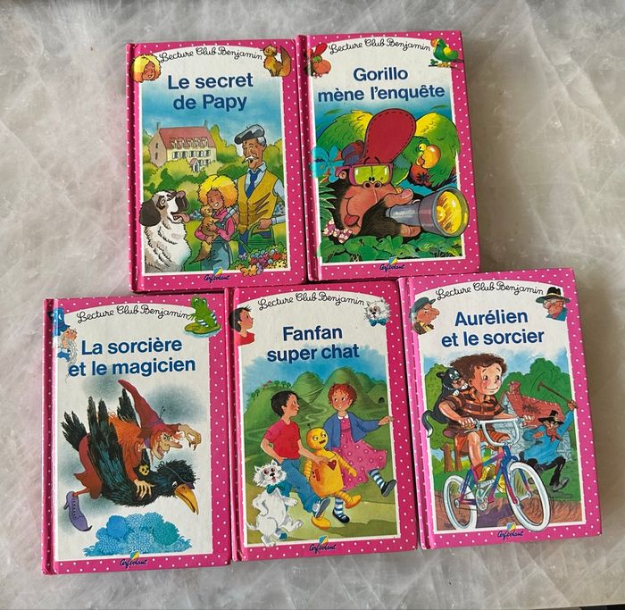 Lot de 5 Livres de la collection « Lecture Club Benjamin » - photo numéro 2