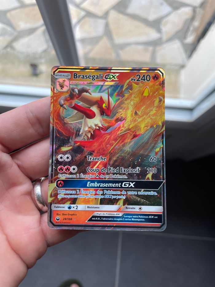 Carte Pokemon Brasegali GX soleil et lune