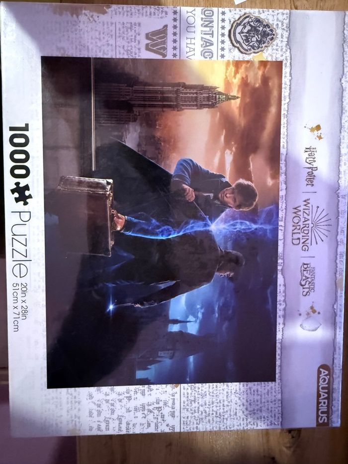 AQUARIUS - Puzzle Harry Potter Wizarding World de 1000 pièces fantastic beasts - photo numéro 2