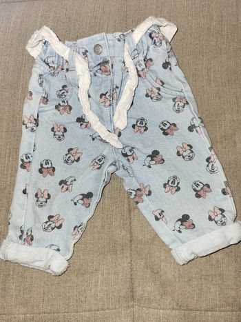 Jeans Minnie fille.
