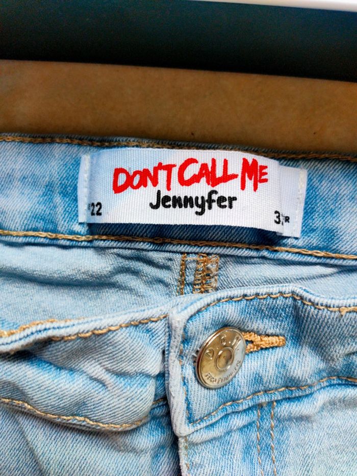 Jegging bleu clair ado fille taille XXS/32 marque Jennyfer - photo numéro 2