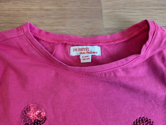T-shirt fille 8 ans DPAM - photo numéro 3