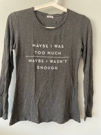 T-shirt gris femme / Pimkie