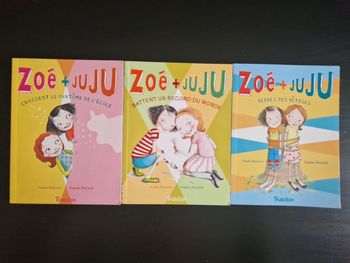 Lot de 3 livres : Zoé + Juju 📚