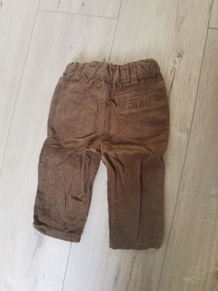 Pantalon velour camel - photo numéro 2