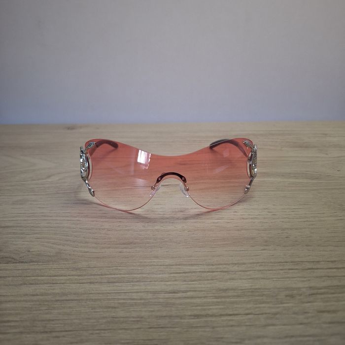 Lunettes de Soleil Serpent - Y2K Vintage 90s-2000s - Unisexe Sunglasses - Verres Teintés - photo numéro 3