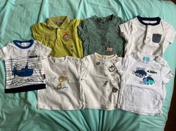 Lot de 7 t shirts en 3 mois