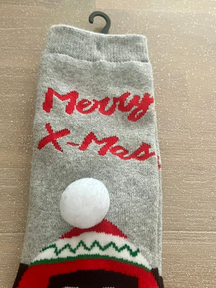 Chaussettes de Noël pingouin - photo numéro 3