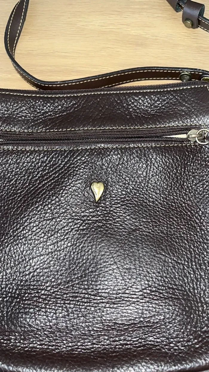 Sac bandoulière en cuir Lancaster - photo numéro 2