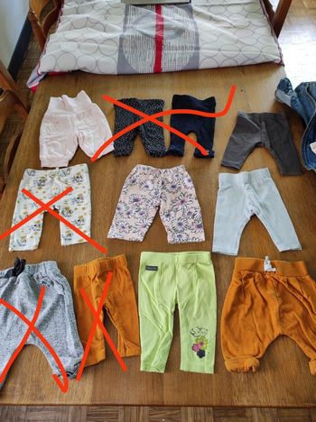 Leggings bébé fille 1 mois