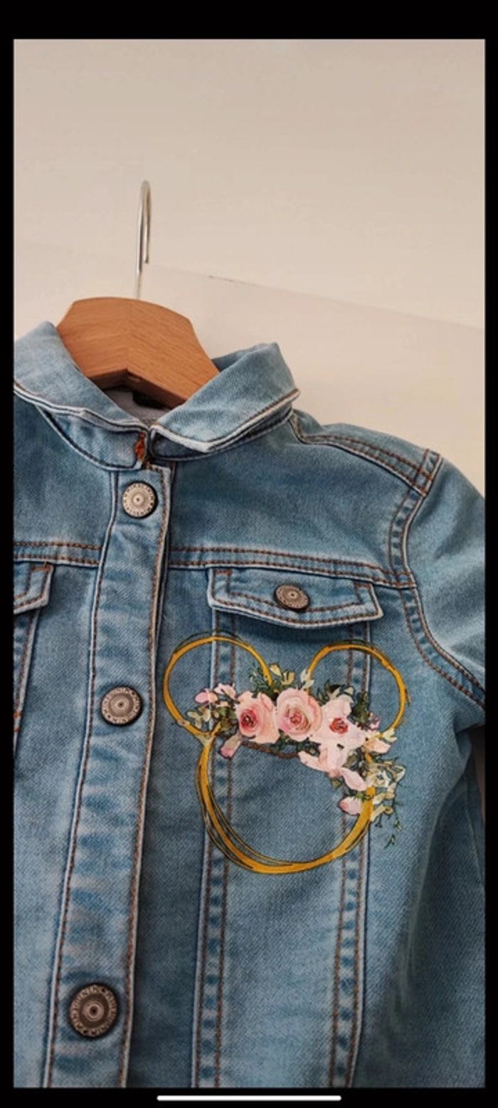 Veste en jean Minnie Disney - photo numéro 4