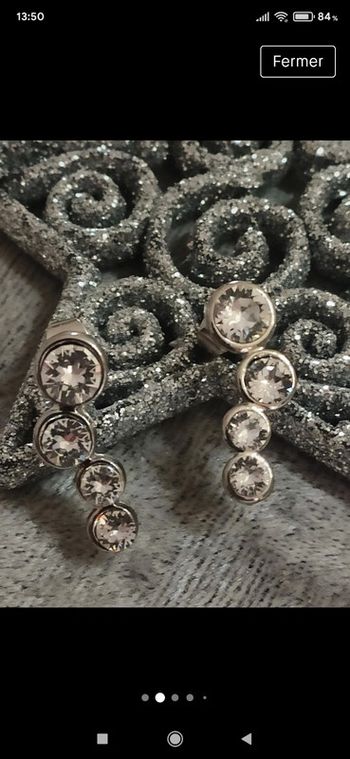 Boucles d'oreilles cristaux