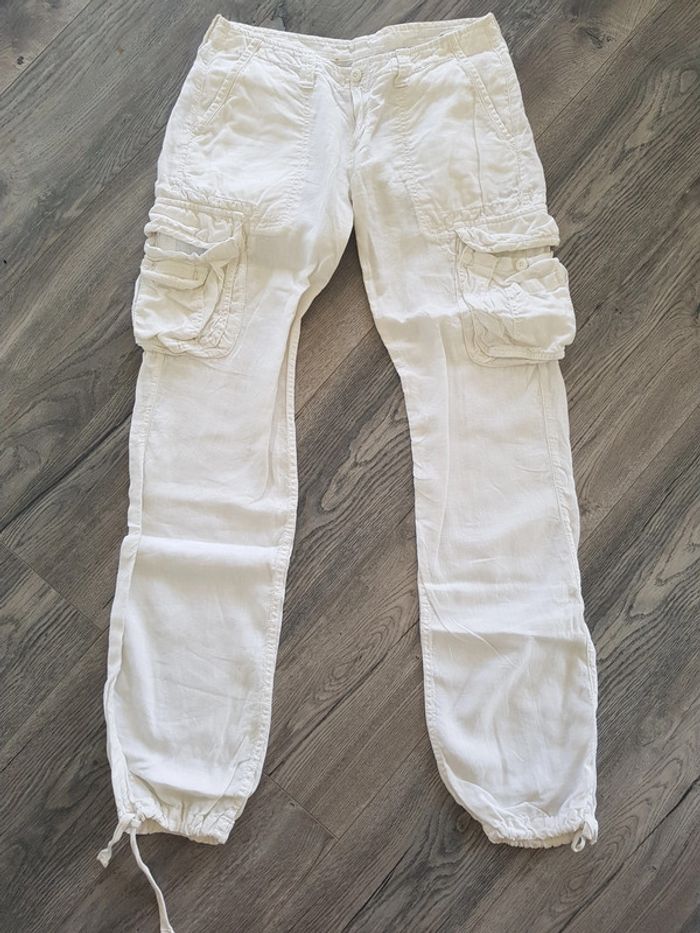 Pantalon en lin Le Temps des Cerises - photo numéro 5