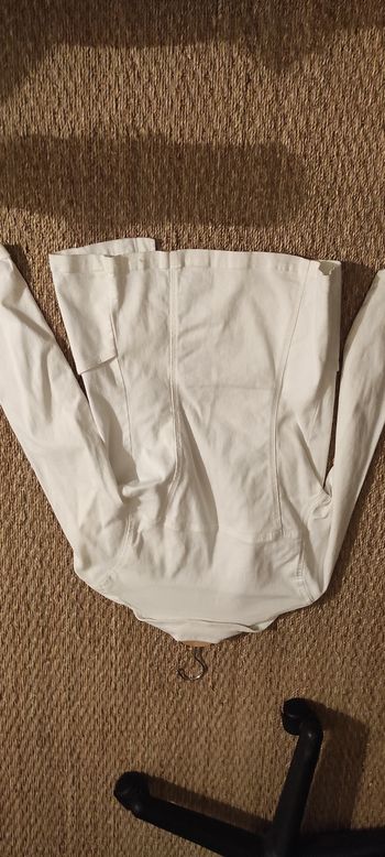Veste en jeans blanche