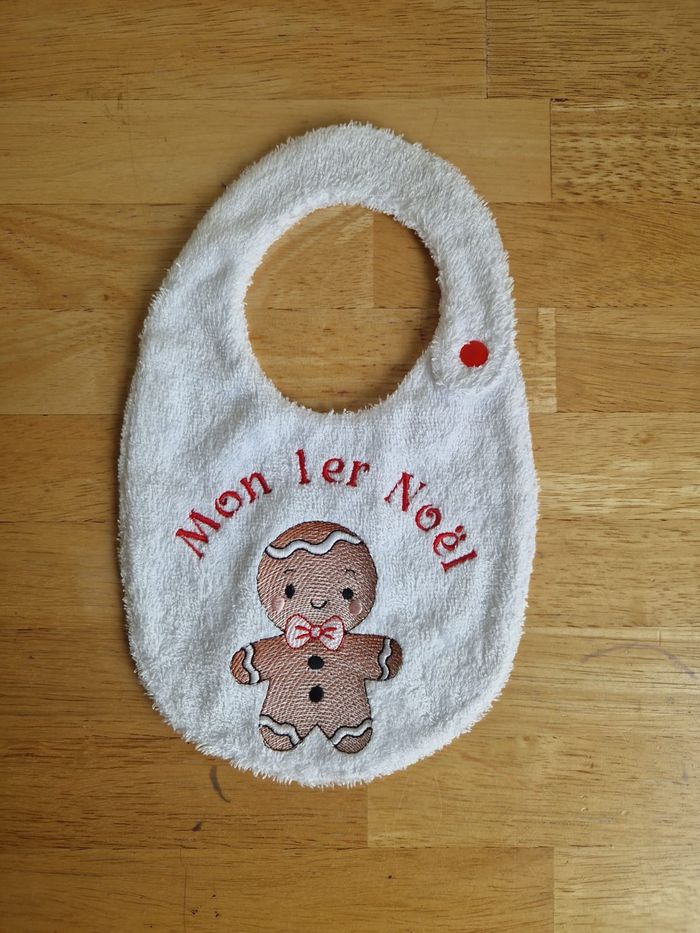 Joli bavoir mon 1er Noël