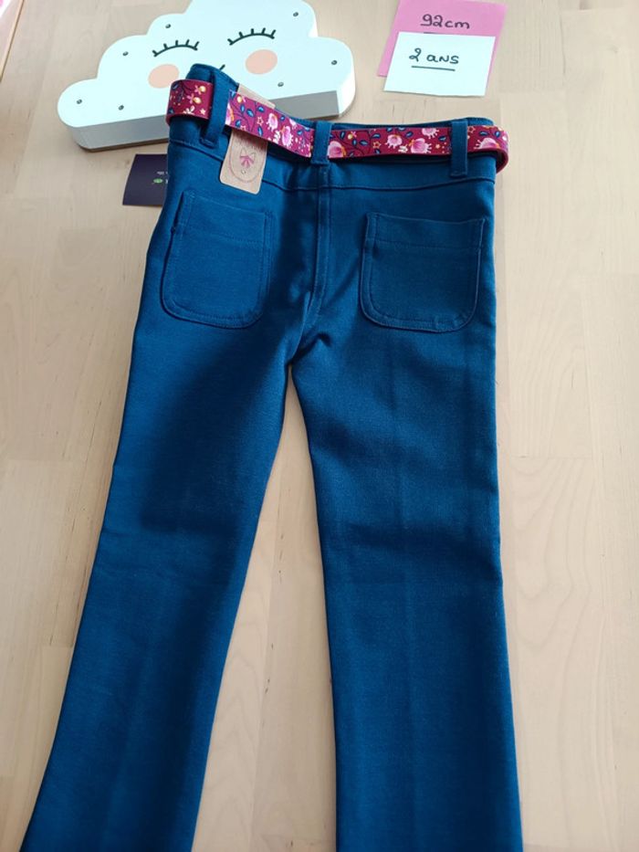 Jean jegging bleu 92cm sergent major neuf - photo numéro 7