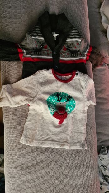 Ensemble gilet et Tee-shirt manche longue