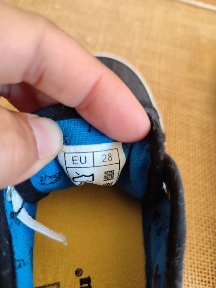 Baskets / tennis en toile avec lacets élastiques Lupilu en 28 (EU) Neuve - photo numéro 7
