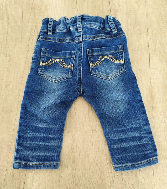 Jeans bleu foncé garçon taille 6 mois Bébé Rêve - photo numéro 2