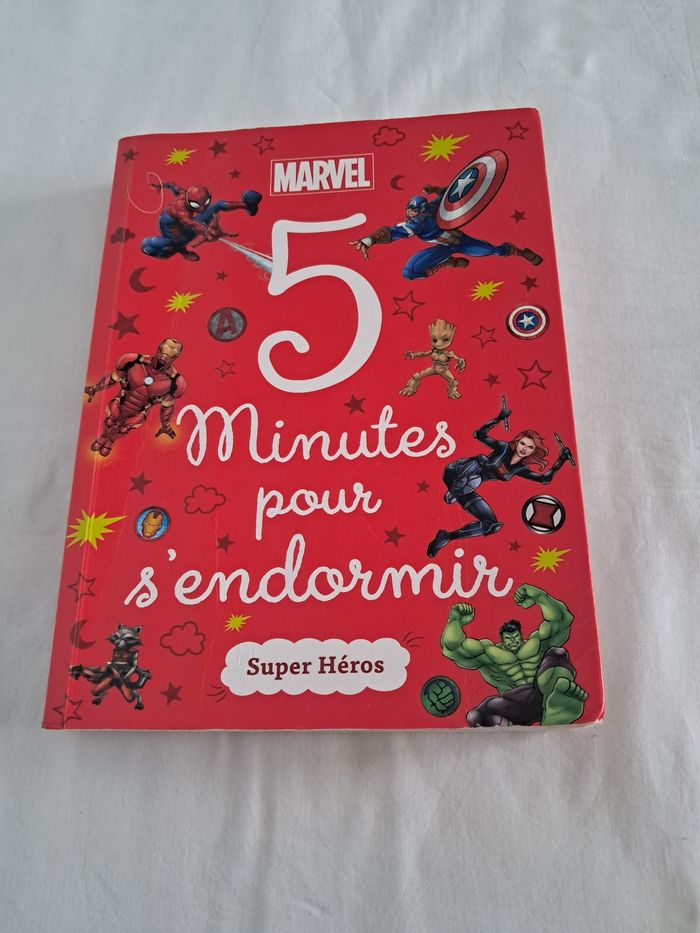 Livre marvel 5 minutes pour s'endormir, super héros