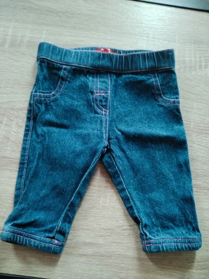Jeans élastique 3 mois fille