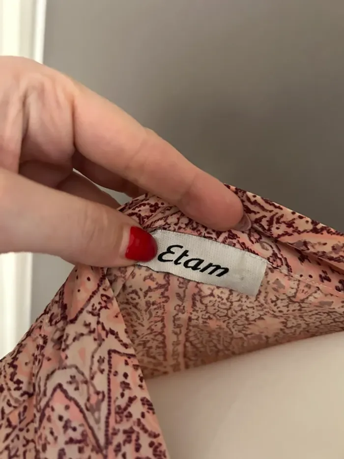 Etam déshabille, peignoir lingerie de nuit taille 38 - photo numéro 6