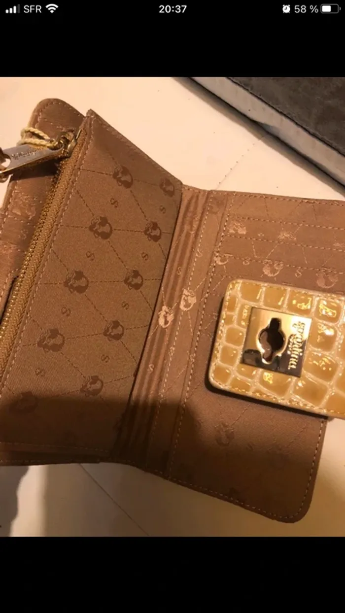 Portefeuille spartina beige - photo numéro 5