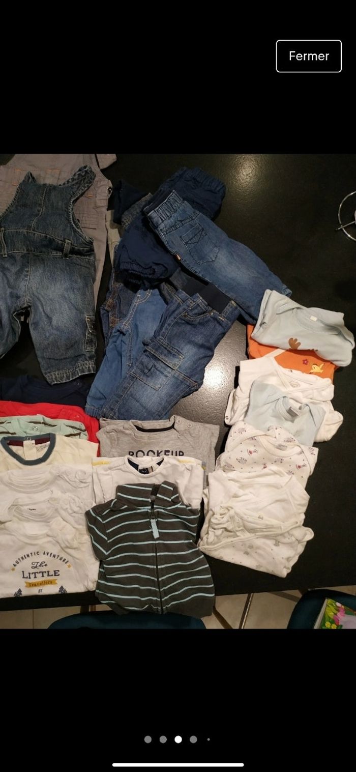 Lot 3 mois garçon hiver - photo numéro 3