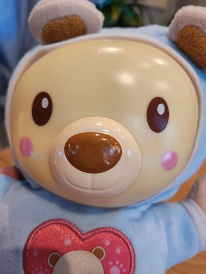 Peluche musicale ourson bleu Vtech - photo numéro 6