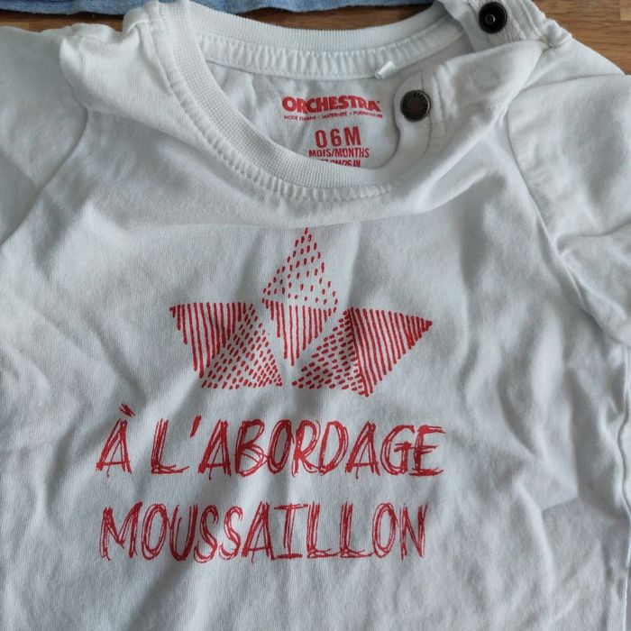 Lot de 5 t-shirt 6 mois - photo numéro 3