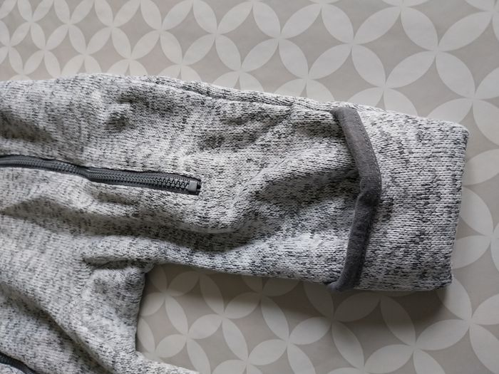 Combinaison Pilote Grise Doublée Polaire H&M - 2/4 mois (62 cm) - État Impeccable - photo numéro 7