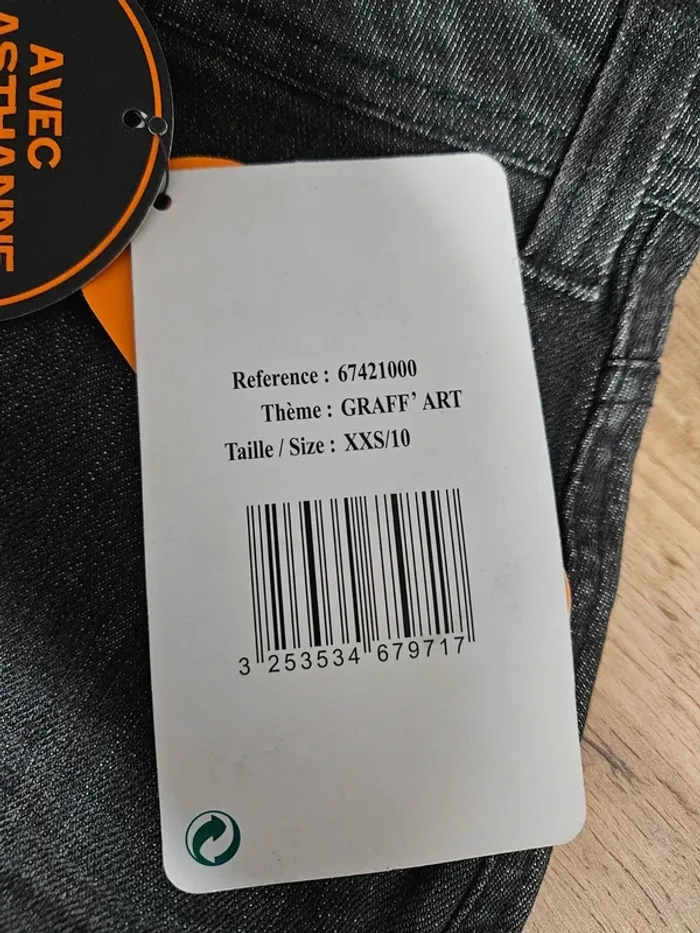 Jupe noir en jeans longboard 10 ans neuve - photo numéro 8