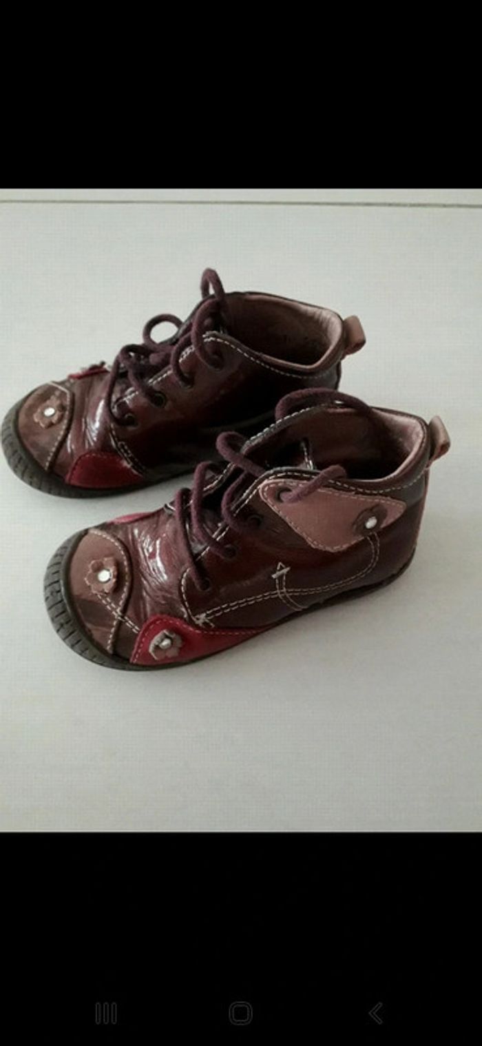 Chaussure / bottine fille cuir 23 Babybotte