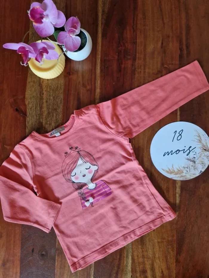 T-shirt manches longues 18 mois