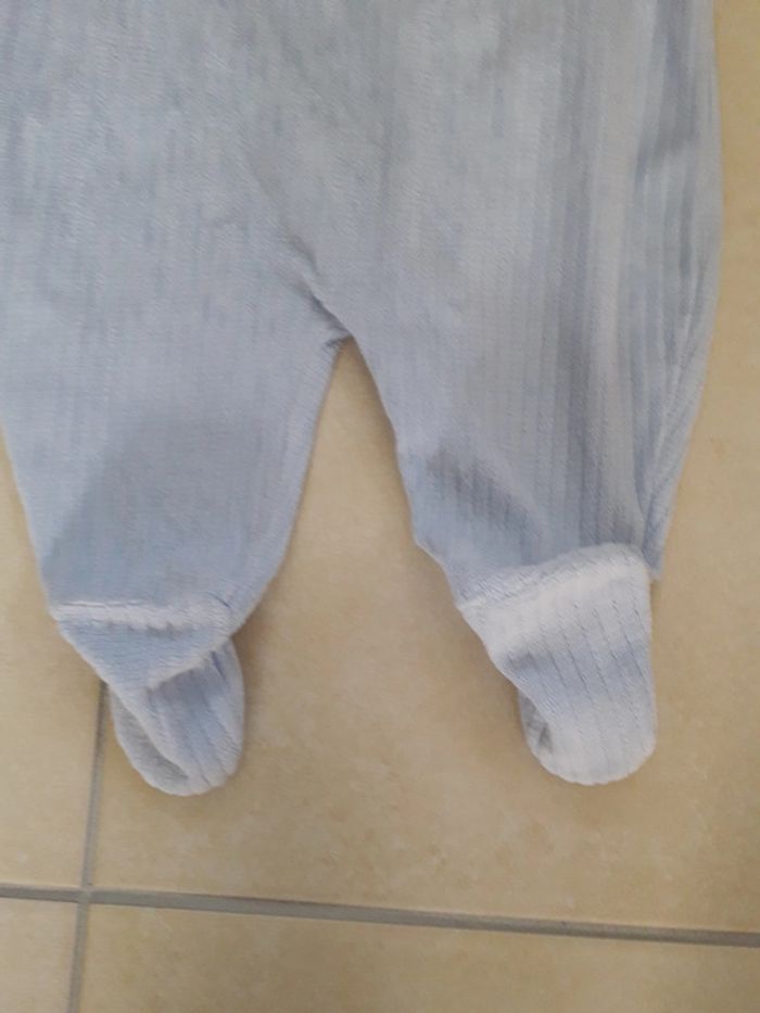 Pyjama 1 pièce velours 3 mois - photo numéro 9