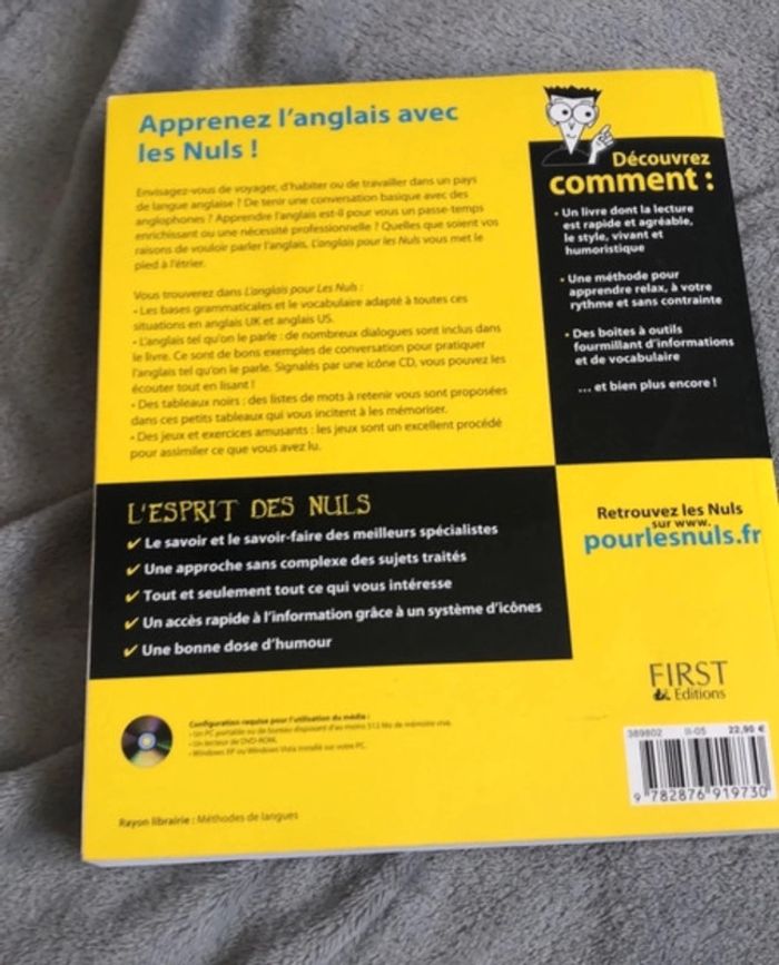 Livre anglais pour les nuls - photo numéro 3
