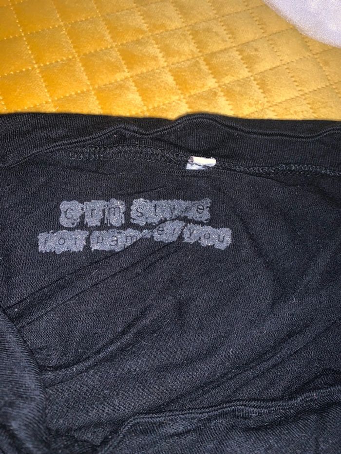 Teeshirt vintage taille 40 manches longues motif paillettes - photo numéro 7